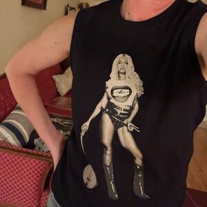 Beyonce Cowboy Carter Banjee Crop Sleeveless T Shirt Brand New